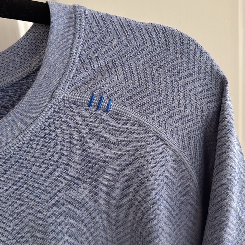 Lululemon Blue Vent T-Shirt - Picture 9 of 16